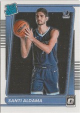 2021-22 Panini Donruss Optic Santi Aldama RC Rookie Memphis Grizzlies