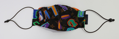 Authentic Louis Vuitton LV NBA Letters Monogram Brown Scarf and