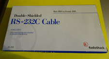 Radio Shack Shielded RS-232C cable Unopened package in opened box New 