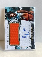 🔥 BRYCE GRIGGS 2021-22 TOPPS INCEPTION OTE ON CARD AUTO PATCH # /199 RC ROOKIE