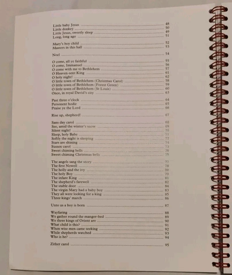 New Christmas Praise - Christmas Carol book - Choir SATB Songs 1-95 - NEW UNUSED - Image 4 of 4