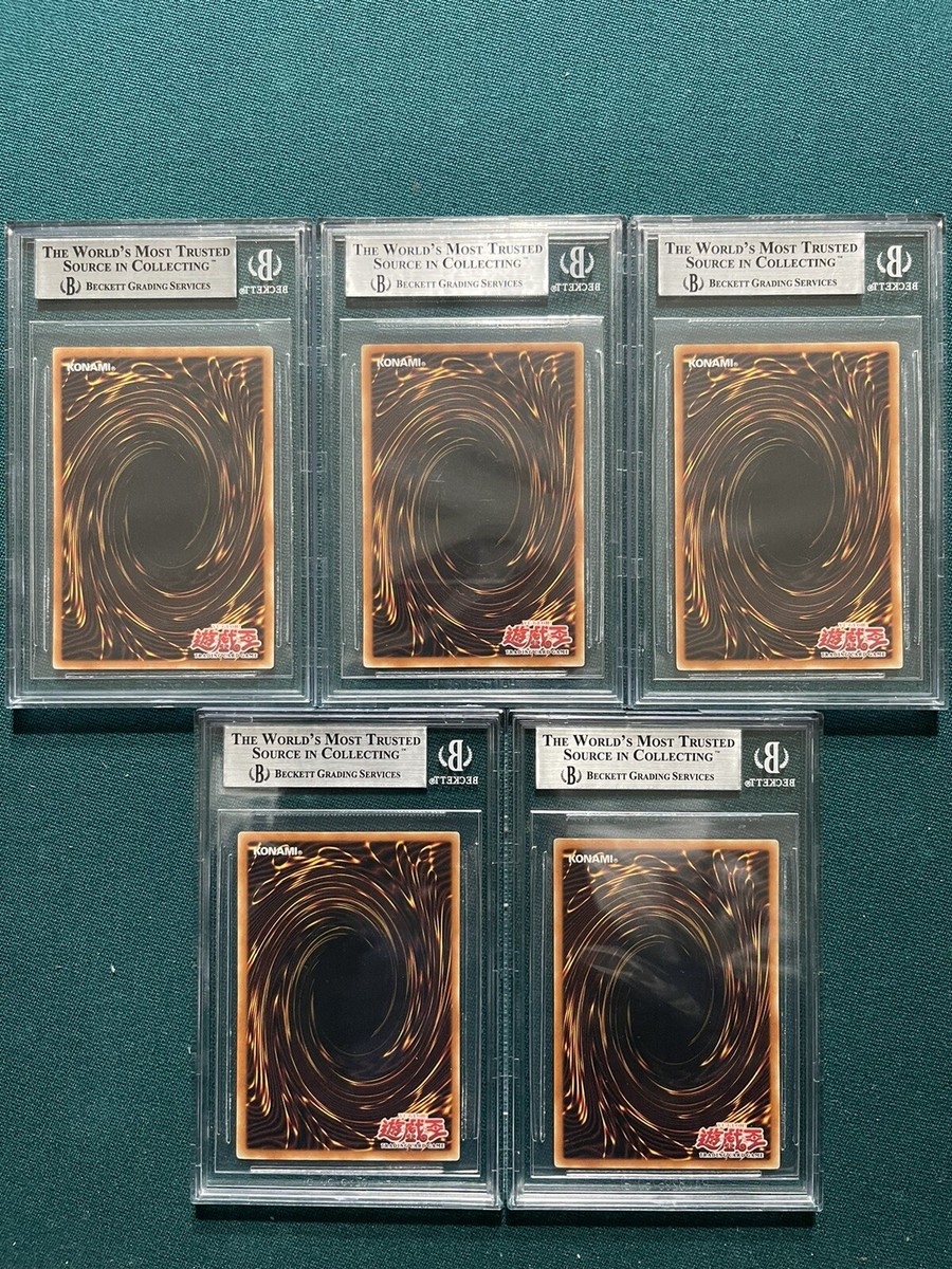 Yugioh! Exodia The Forbidden One set 1st Ed Asian Eng LOB-120-124