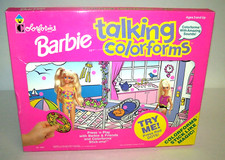 Barbie Doll  Friends Talking Colorforms Press N Play Ages 3 NIB Sealed