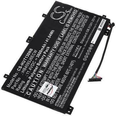 Akku für Huawei MateBook 13 2020 Laptop 11,4V 3600mAh/41Wh Li-Polymer Schwarz