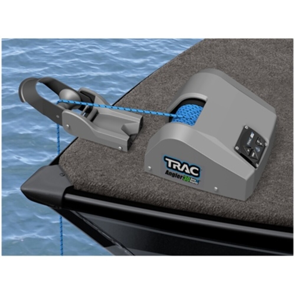 TRAC Angler T10208G3 Electric Anchor Deck Winch 30Lb Autodeploy Boat