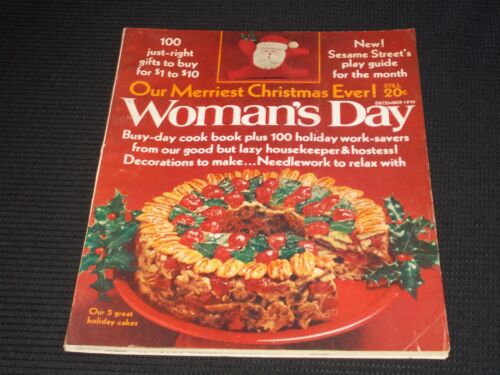 1970 DECEMBER WOMAN'S DAY MAGAZINE - CHRISTMAS ISSUE NICE FRONT COVER - E 3802 - Afbeelding 1 van 2
