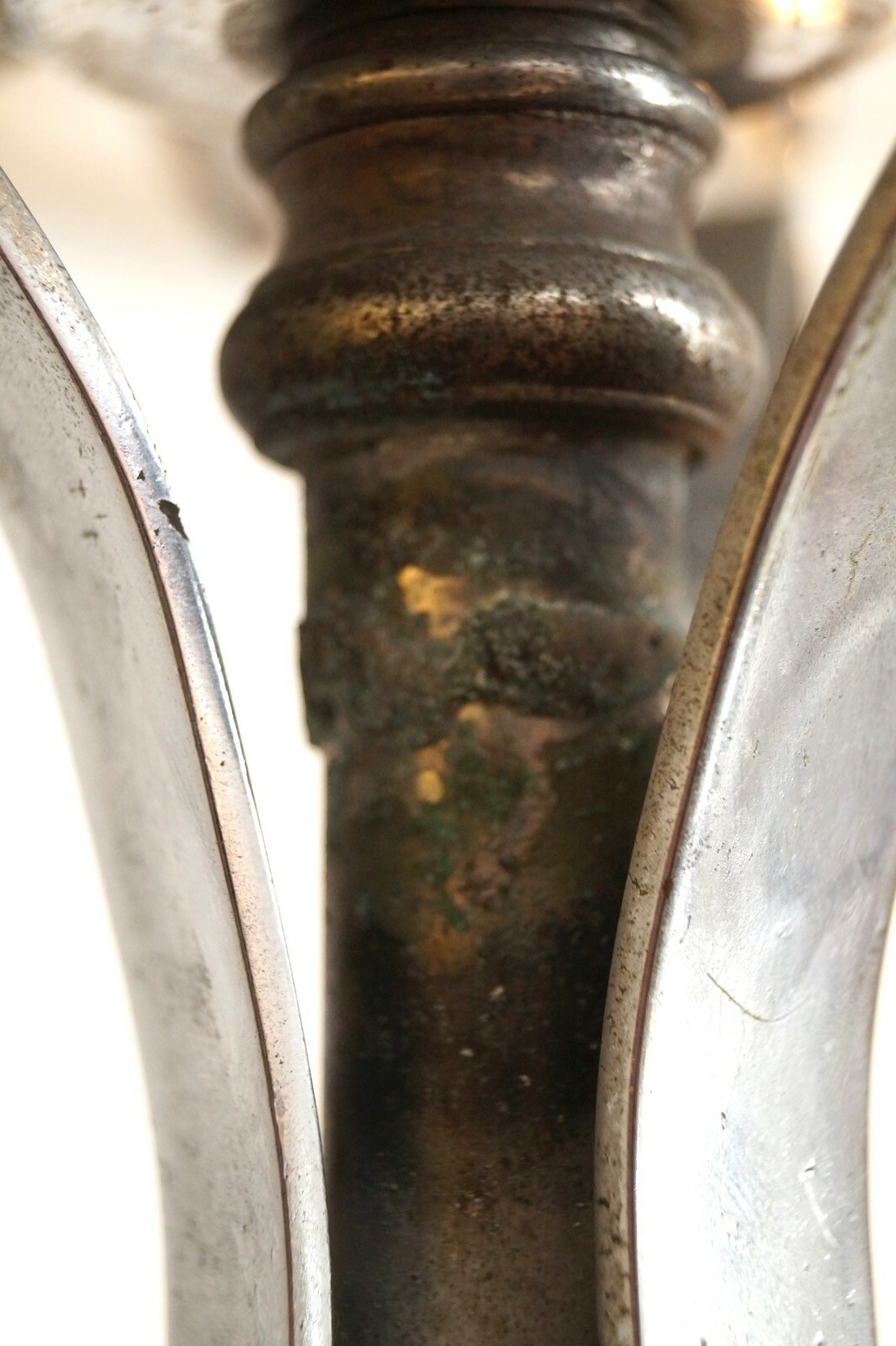 Art Deco Nickel Ceiling Chandelier Petitot