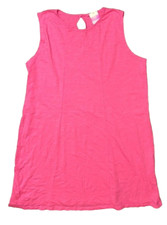 Fresh Produce 2x papaya fruit pink Marissa cotton slub jersey dress 59 nwt new