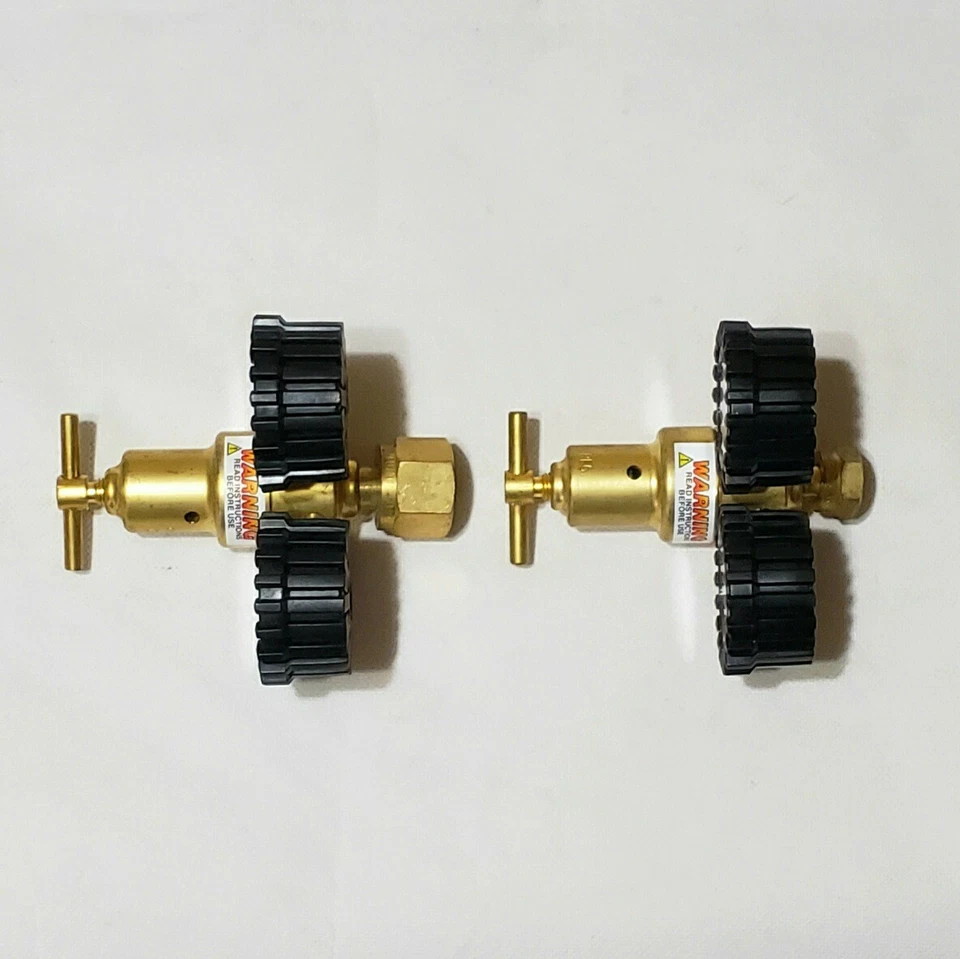 Juego regulador Uniweld RO100 oxígeno RMC100 acetileno MC antorcha de soldadura de corte nuevo Foto 3 de 4