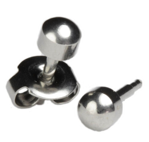 Sterilized Hypoallergenic Stud Earrings White Surgical Steel Multi-Shape Stud - Picture 24 of 52