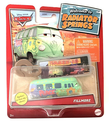 Fillmore Radiator Springs FILLMORE welcome to radiator springs KEYCHAIN disney pixar cars 2 3 NEW ...