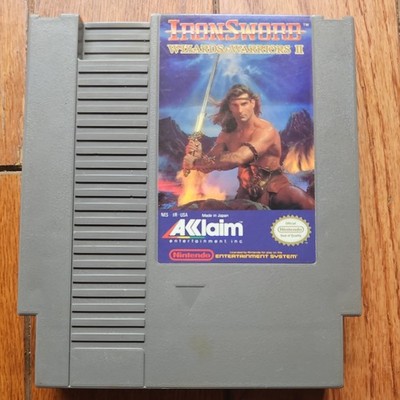 IronSword Wizards & Warriors 2 NES Nintendo Iron Sword