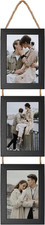 4X6 Picture Frames Collage Black, 3 Opening 4 X 6 Hanging Picture