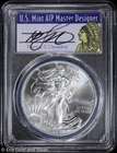 2015 $1 American Silver Eagle PCGS MS 70 | Cleveland Signed Uncirculated UNC BU