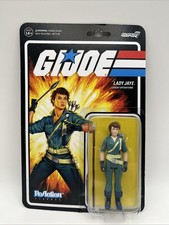 G.I. Joe Lady Jaye Super7 ReAction 3.75       Action Figure Convert Operations