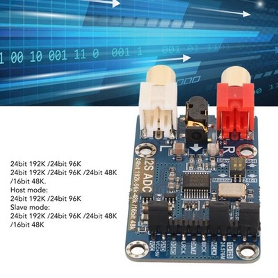 I2S ADC Audio I2S Capture Card Module Master Slave Mode Development Board