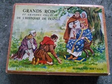 Ancien Jeu 12 Familles GRANDS ROIS.. Histoire de France  Fernand Nathan complet