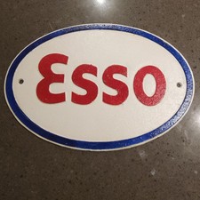 Cast Iron Esso Sign