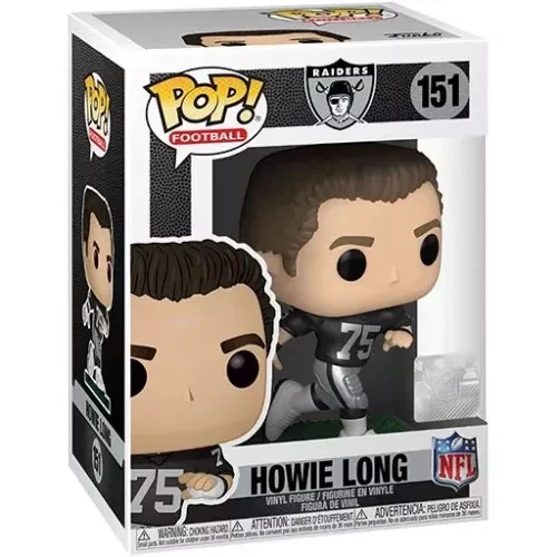 Funko Pop! NFL Legends Las Vegas Raiders #151 Howie Long w/ Protector