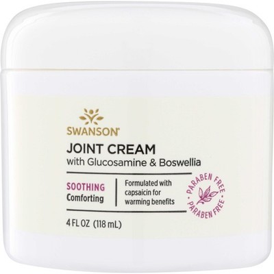 Swanson Joint Cream with Glucosamine and Boswellia 4 fl oz Cream