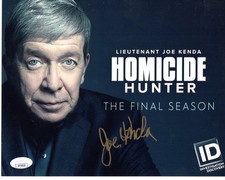 Joe Kenda signed 8x10 Photo Lieutenant Homicide Hunter JSA Authentication