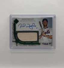 2024 Topps Transcendent Collection David Wright /5 Emerald Auto Relic Variation