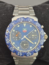 TAG Heuer Formula 1 Chronograpg 35mm Blue Dial Quartz Men's Watch 470.543