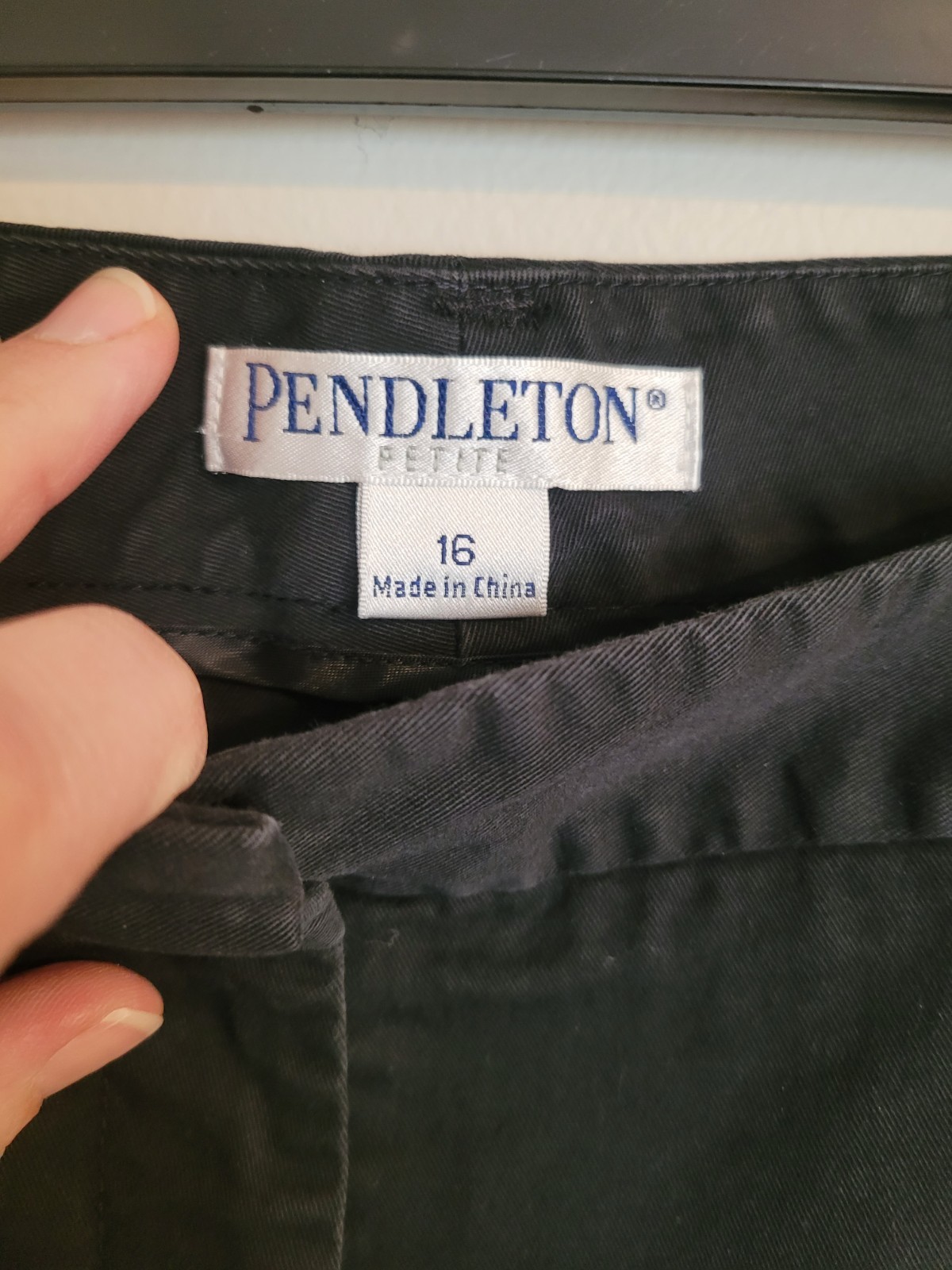 Pendleton Black Trouser Pants Stretch Cotton Wome… - image 3