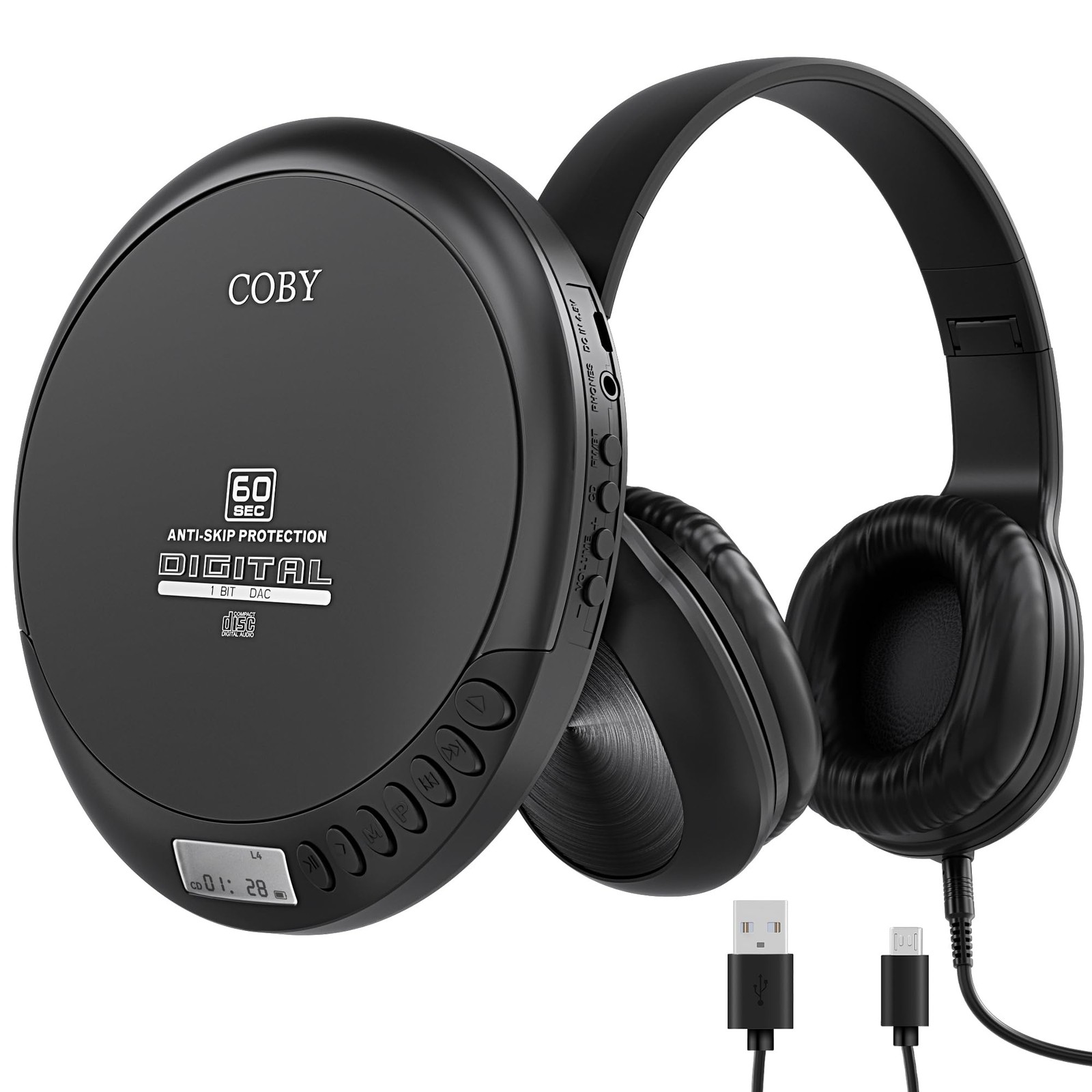 Mp3 Playback & Fm Radio, 60-second Anti-skip Protection