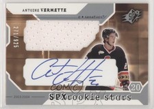 2003-04 SPx Rookie Stars 271/925 Antoine Vermette #217 Auto 01zx