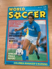 *RARE* WORLD SOCCER MAGAZINE MAY 1988 UK FOOTBALL MAGAZINE - EUROPEAN CUP (LL)