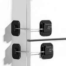 4 Set Refrigerator Lock for Kids Heavy Duty Fridge Locks Baby Proofing Combin...