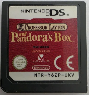 NINTENDO DS-Professor Layton And Pandora's Box - NFR Game Kiosk Demo ONLY - Bild 1 von 2