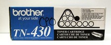 GENUINE Brother TN-430 Toner Cartridge Black HL-1030 1230 1240 NEW SEALED
