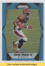 2017 Panini Prizm Rookies Light Blue Prizm 198/199 John Ross III #259 READ 10tp