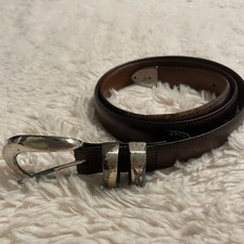 Vintage Made In USA Full Grain Cowhide Greg Norman Belt