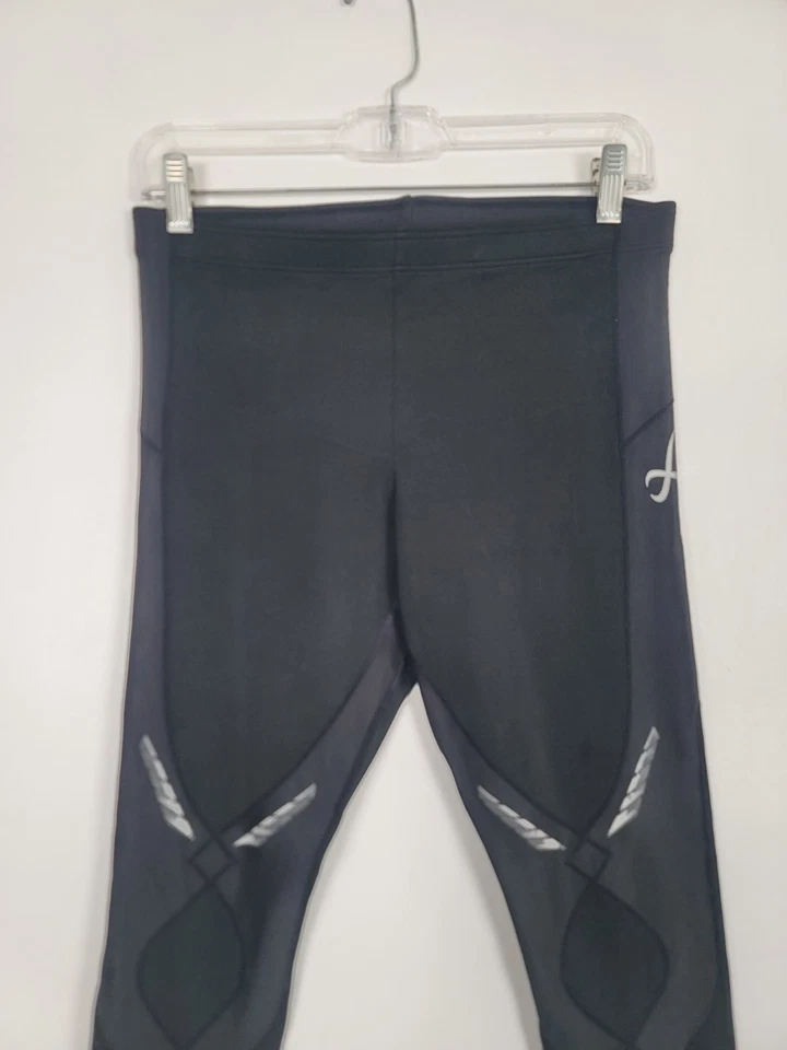 CW-X Black StabilyX Joint Support Compression Tights Men’s S #225809A Core Knees - Image 4 of 4
