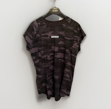 Alphalete Velocity ärmelloses Fitnessstudio-T-Shirt für Herren schwarz Tarnmuster neu neu mit Etikett Large