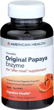 American Health Papaya Enzyme Plus, 250 CT EXP 12/24