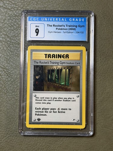 The Rocket's Training Gym (1st Edition) graded CGC 9 for sale on eBay