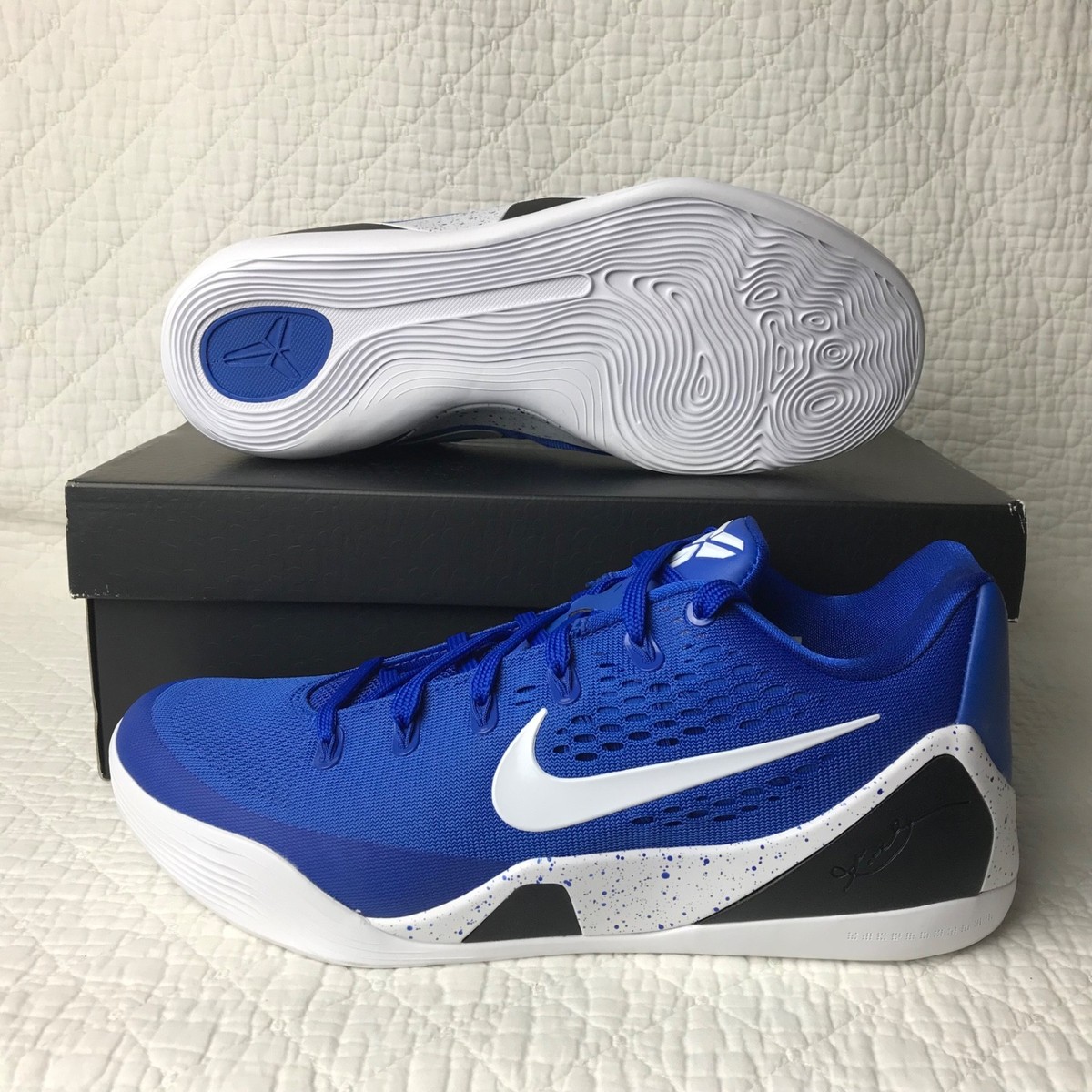 Nike Kobe IX Elite Low EM Protro Shoes Men's SZ 10.5 Game Royal