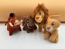 4 McDonald's Happy Meal Plush Toys - Lion King II Simba's Pride 1998