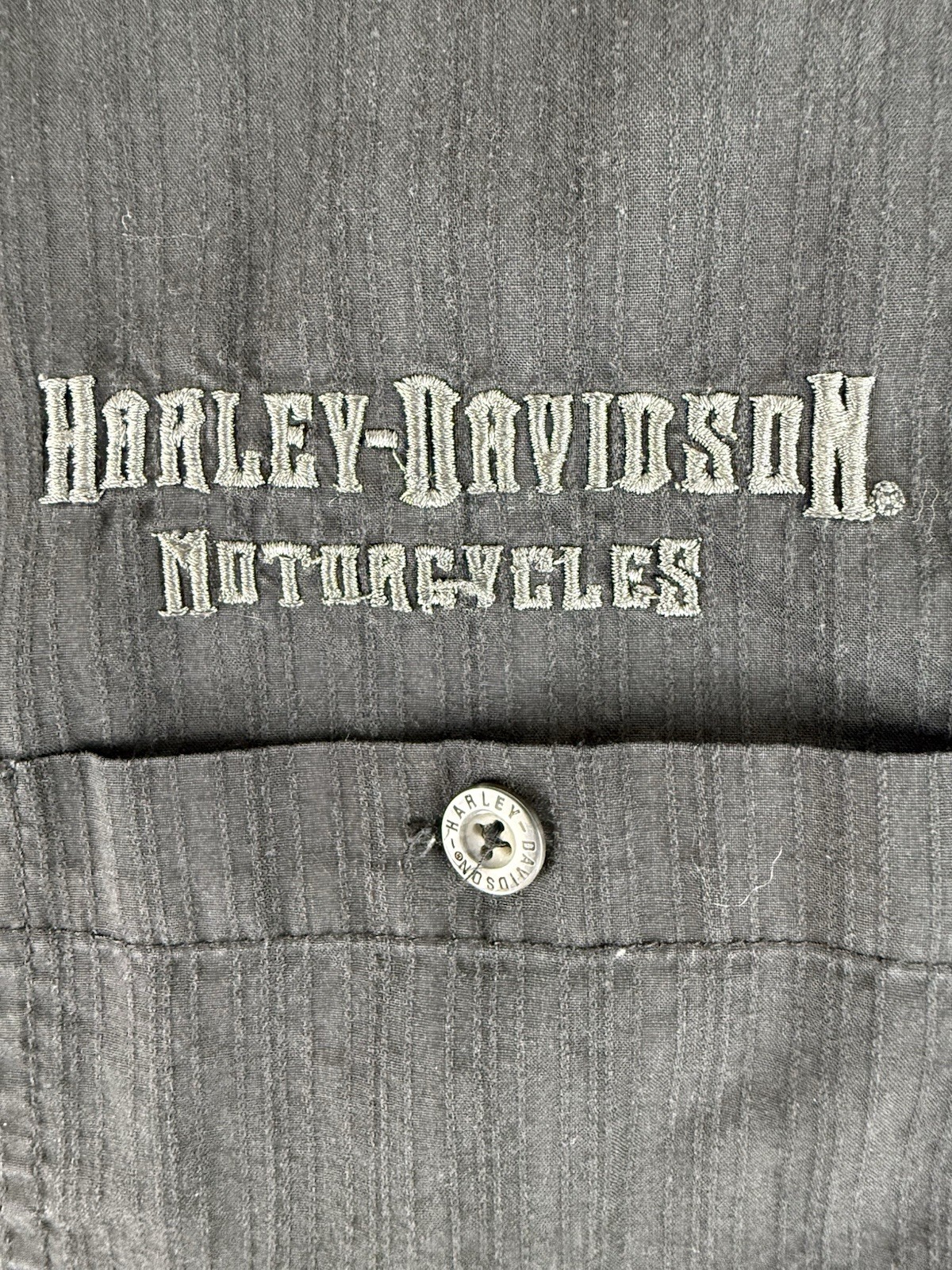 Harley Davidson Performance Button Down Short Sle… - image 6