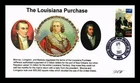 US COVER LOUISIANA PURCHASE 200TH ANNIVERSARY FDC MONROE LIVINGSTON MARBOIS