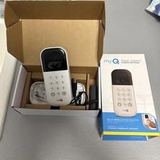 myQ Smart Garage Door Video Keypad with Wide-Angle Camera-White