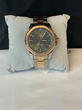 Timex TW2V43100VQ Mens Rose Gold Case Gray Dial Classic Wristwatch