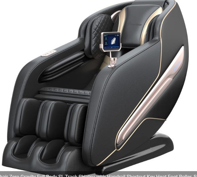 Real Relax PS6000 Massage Chair Zero Gravity Full Body SL Track Shiatsu with Han