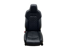 2020-2025 Audi Sq7 4mg Front Left Bucket Seat Track Frame Valcona Leather Black