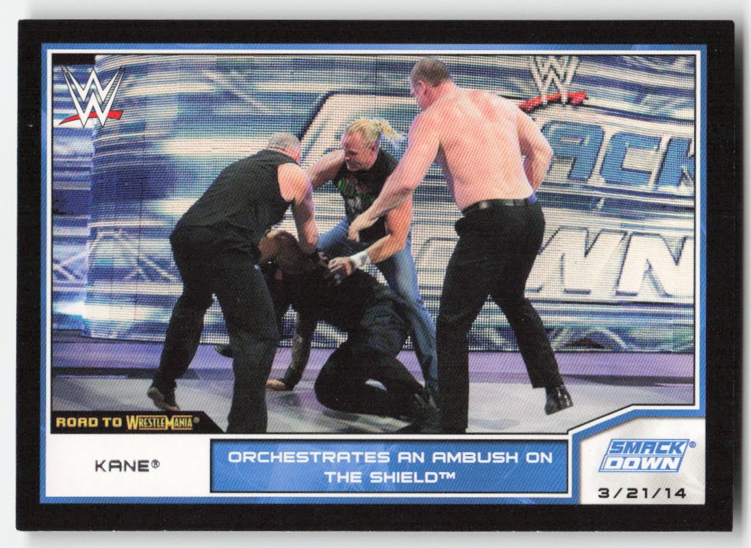 2014 Topps WWE Road to Wrestlemania Kane #89
