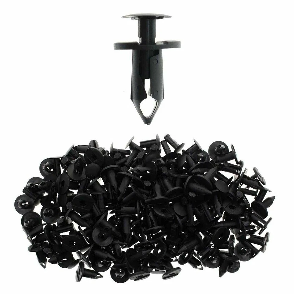 Remaches de carrocería de clips de guardabarros de plástico 100 un. para HONDA Arctic Cat Suzuki Yamaha Foto 4 de 4